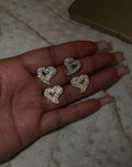 Capri Heart Studs