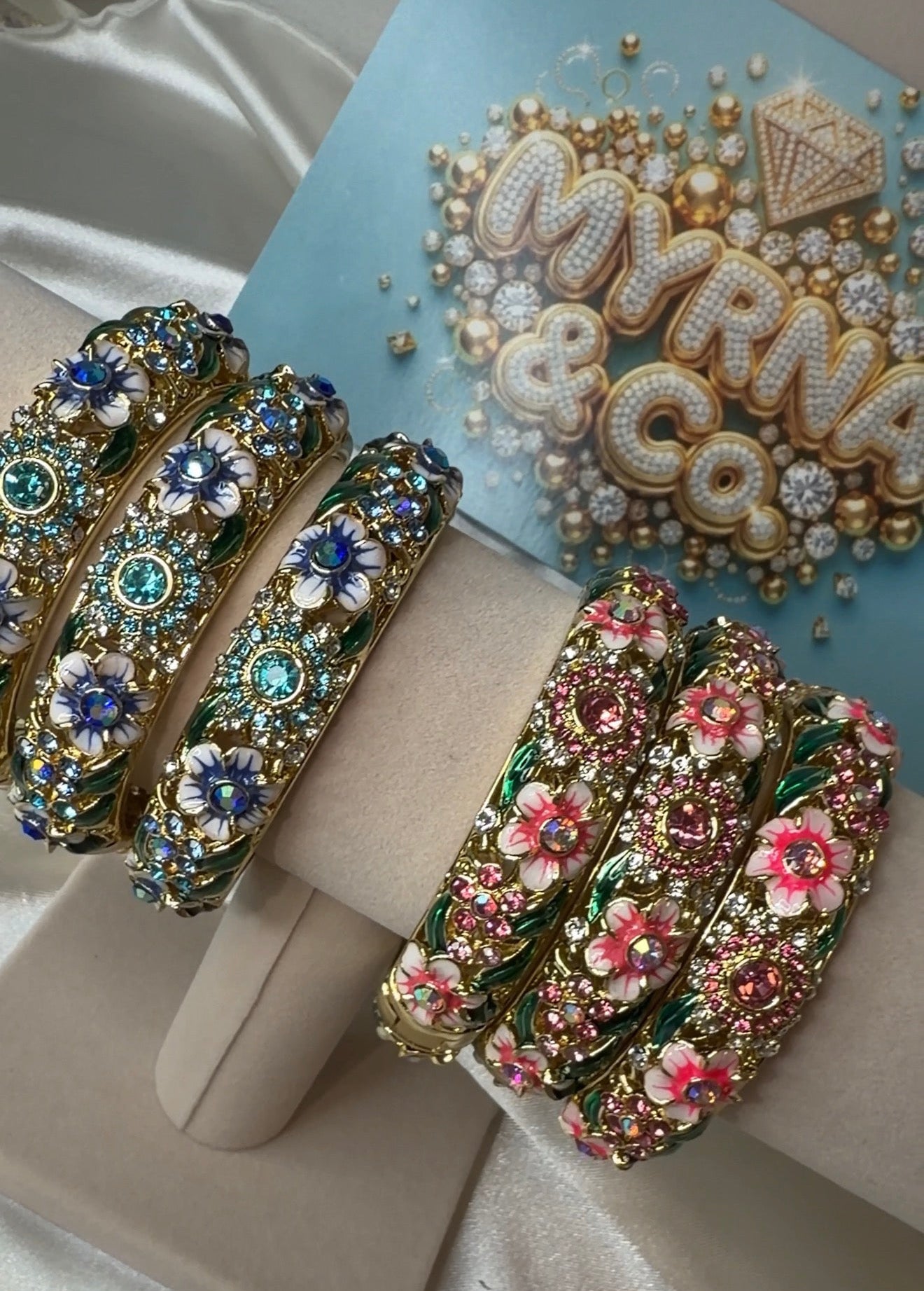 Floral Vintage Bangles