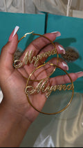 Custom Name Hoops✨💎