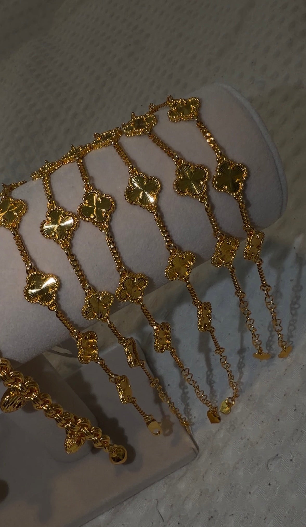 24K Clover Bracelet