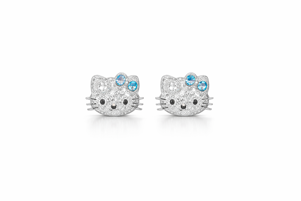 Hello Kitty Bling Studs