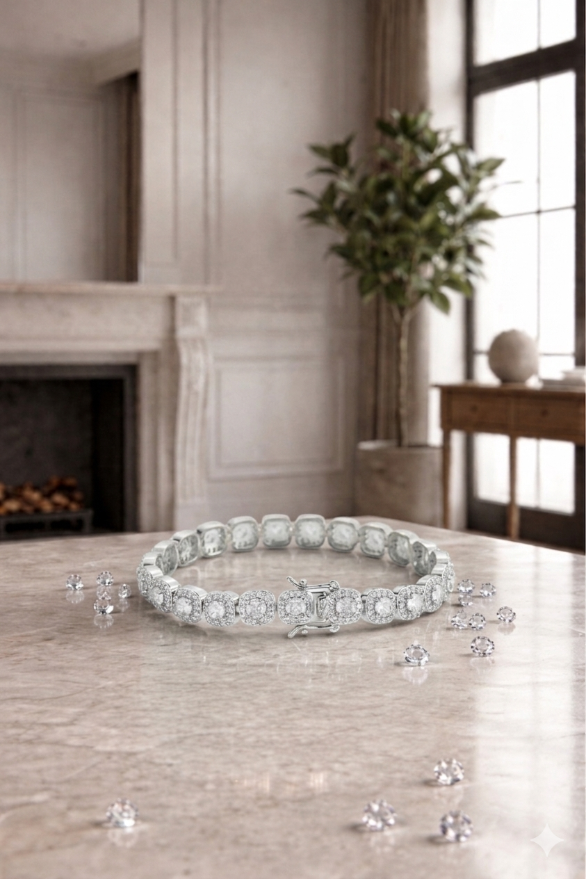 Icy Tennis Bracelet