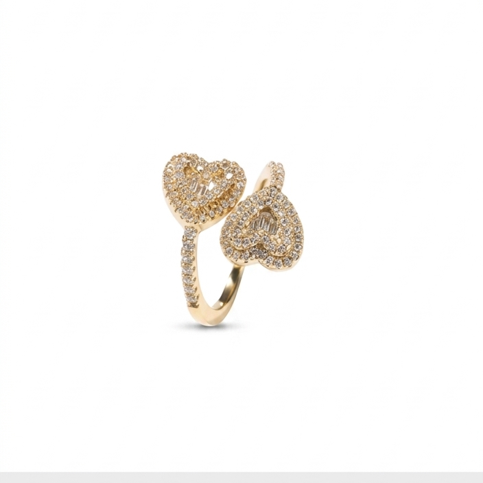 Spiral Heart (Adjustable) Ring