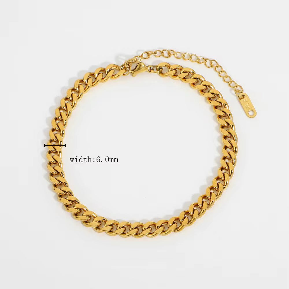 ✨ 18k Monaco Cuban Anklet