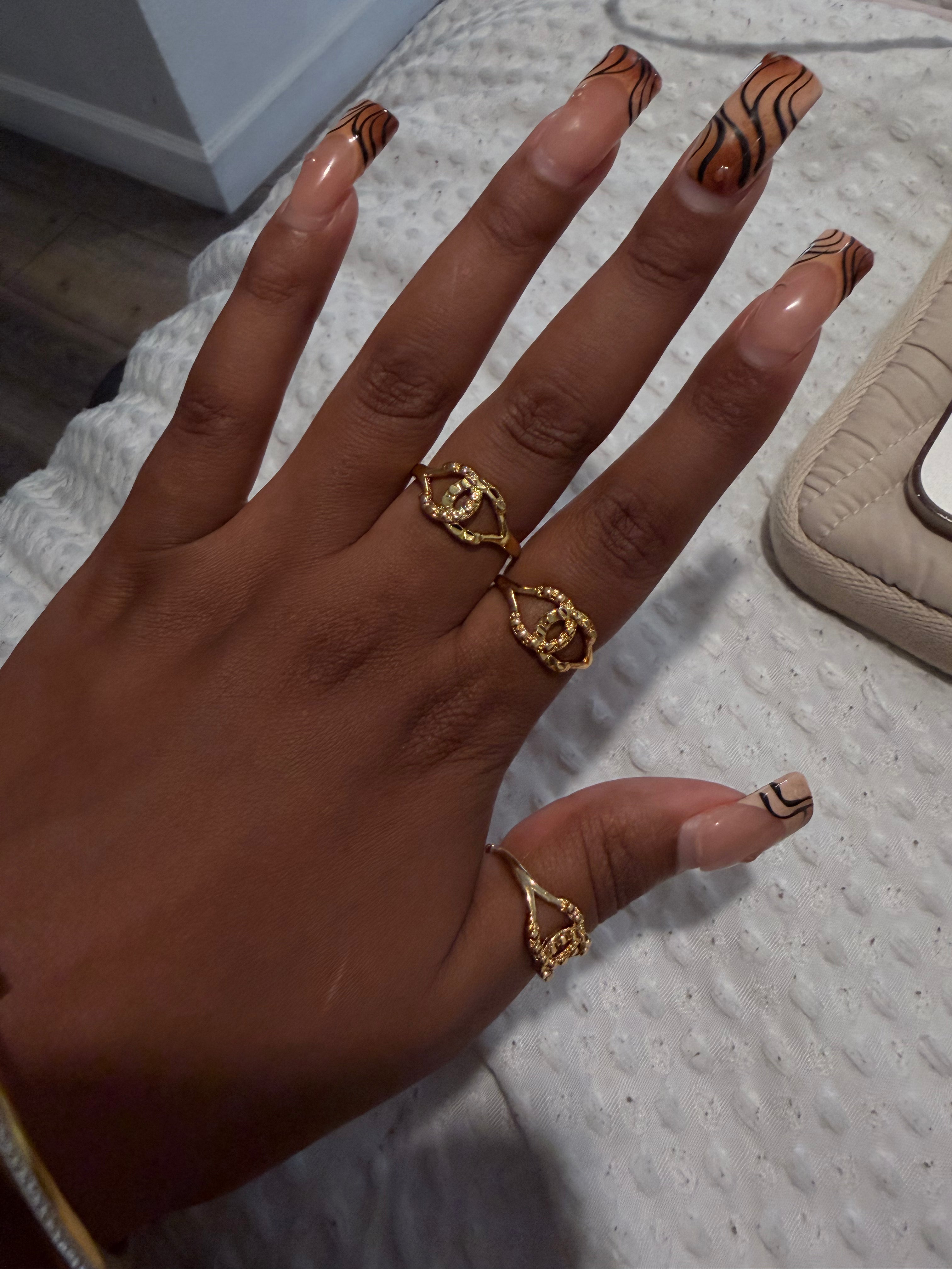 CC gold ring